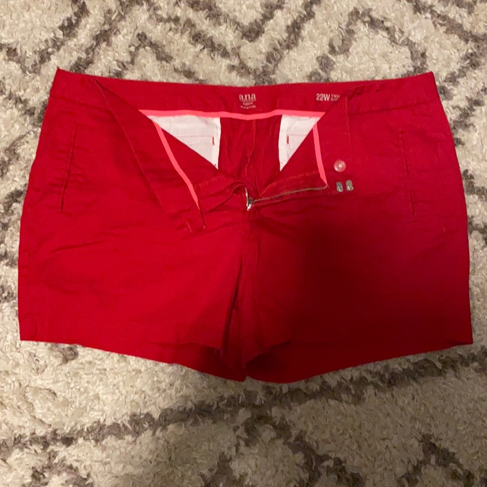 Red shorts